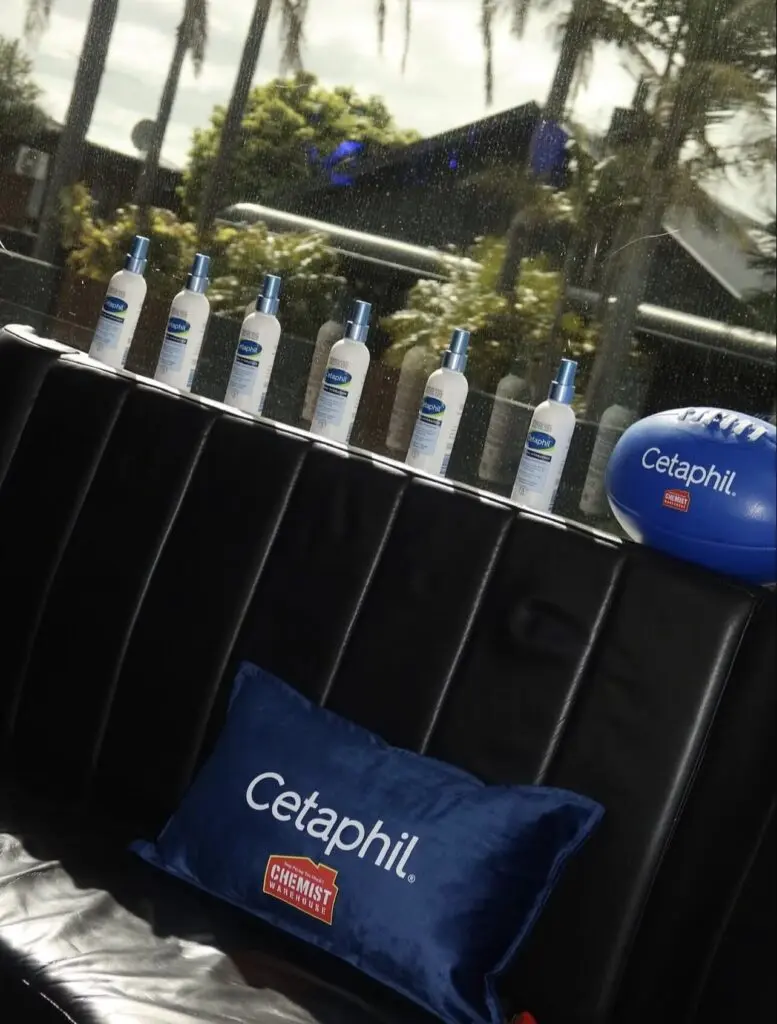 Luxcoach brand activations, AFL Grand final event with Cetaphil